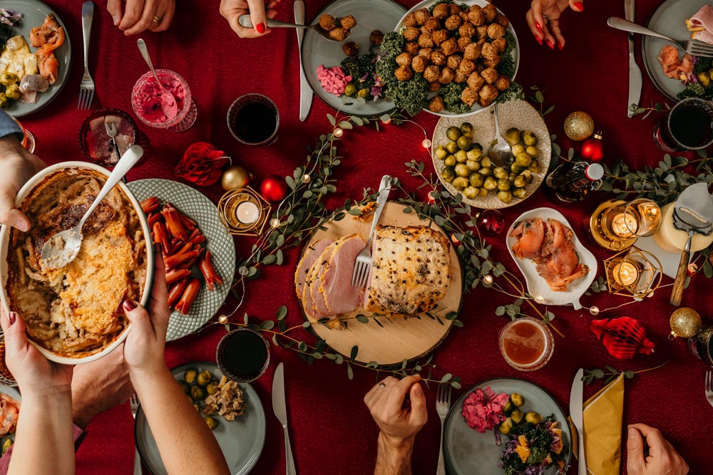 Ett updukat julbord